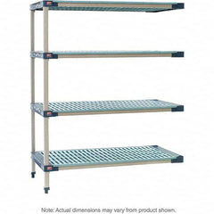 Metro - Plastic Shelving Type: Structural Plastic Open Shelving Shelf Capacity (Lb.): 2,000 - Apex Tool & Supply