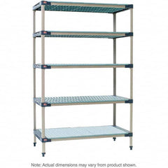 Metro - Plastic Shelving Type: Structural Plastic Open Shelving Shelf Capacity (Lb.): 2,000 - Apex Tool & Supply