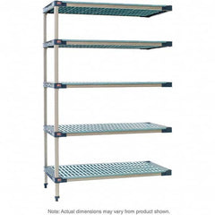 Metro - Plastic Shelving Type: Structural Plastic Open Shelving Shelf Capacity (Lb.): 2,000 - Apex Tool & Supply
