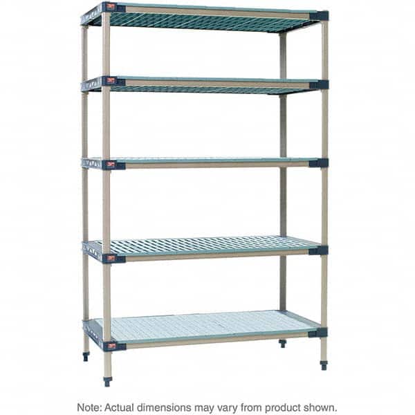 Metro - Plastic Shelving Type: Structural Plastic Open Shelving Shelf Capacity (Lb.): 2,000 - Apex Tool & Supply