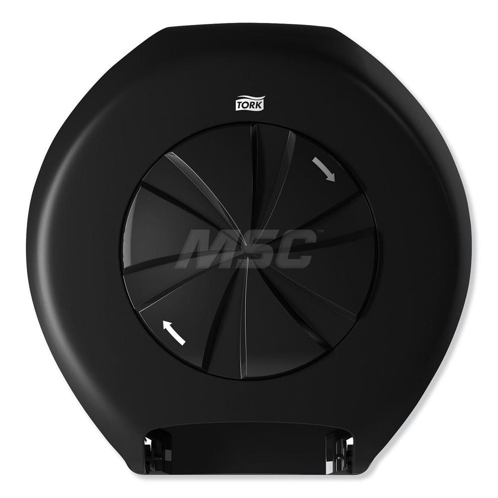 Toilet Tissue Dispensers; Roll Type: Standard Roll; Color: Black; Material: Plastic; Height (Inch): 14.56 in; For Use With: Tork ™ T11 OptiCore ™ Bath Tissue Rolls - 106390, 112990, 161990, 162090; Capacity: 3; Dispenser Color: Black; Overall Height: 14.5