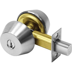 Sargent - Deadbolts Type: One-Way Deadbolt Door Thickness Range: 1-3/8-1-3/4 - Apex Tool & Supply