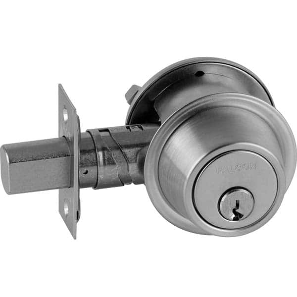 Falcon - Deadbolts Type: Classroom Deadbolt Door Thickness Range: 1-5/8-2 - Apex Tool & Supply
