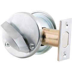 Schlage - Deadbolts Type: Single Cylinder Door Thickness Range: 1-5/8-2 - Apex Tool & Supply
