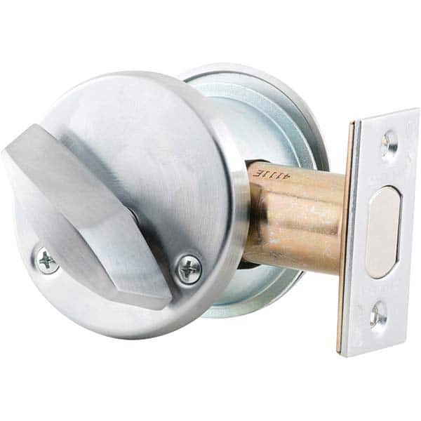 Schlage - Deadbolts Type: Single Cylinder Door Thickness Range: 1-5/8-2 - Apex Tool & Supply