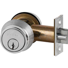 Schlage - Deadbolts Type: Double Cylinder Door Thickness Range: 1-1/2-1-3/4 - Apex Tool & Supply