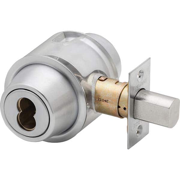 Falcon - Deadbolts Type: Interior Rose Door Thickness Range: 1-5/8-2 - Apex Tool & Supply