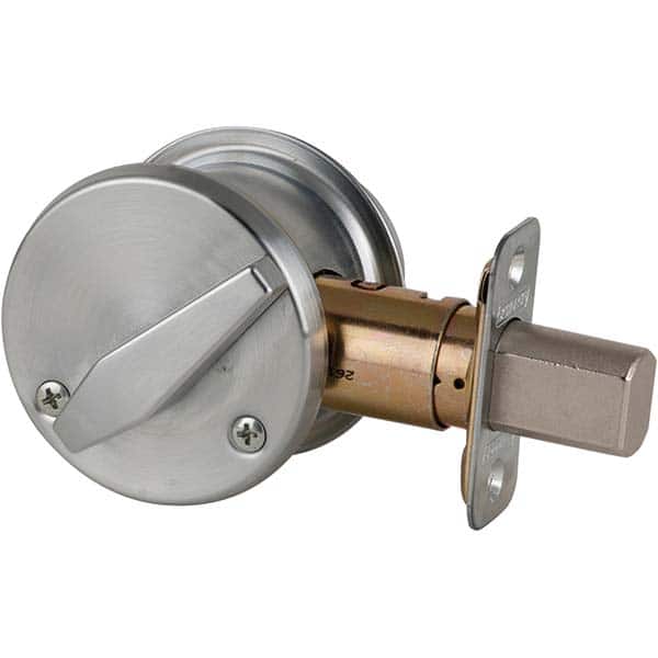 Schlage - Deadbolts Type: Single Cylinder Door Thickness Range: 1-5/8-2 - Apex Tool & Supply