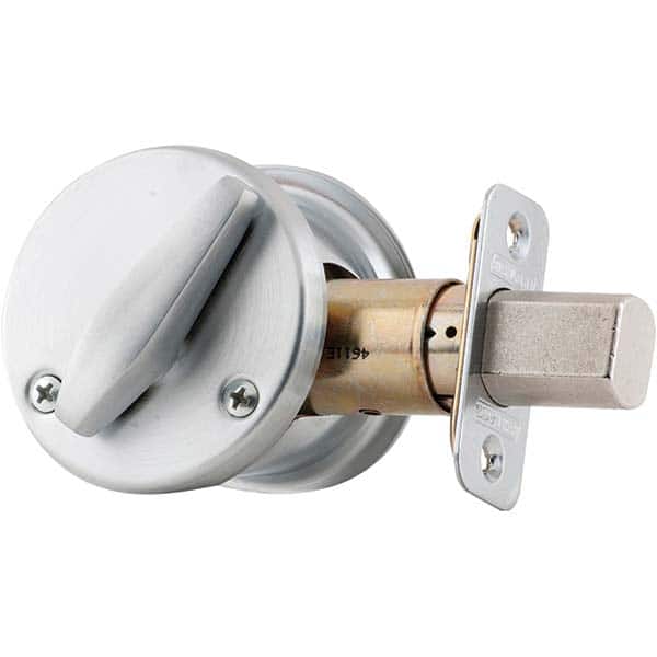 Schlage - Deadbolts Type: Classroom Deadbolt Door Thickness Range: 1-3/8 - 1-7/8 - Apex Tool & Supply
