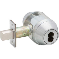 Schlage - Deadbolts Type: Double Cylinder Door Thickness Range: 1-5/8-2 - Apex Tool & Supply