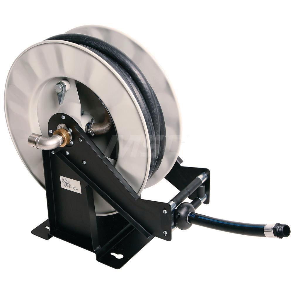 Hose Reel with Hose: 3/4″ ID Hose x 50' 210 psi