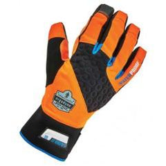 818WP L ORG WATERPROOF UTIL GLOVES - Apex Tool & Supply