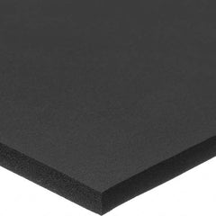 USA Sealing - 12" x 12" x 1/4" Black Buna-N Foam Sheet - Apex Tool & Supply