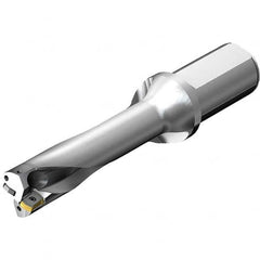 Sandvik Coromant - 3-1/2" Max Drill Depth, 4xD, 7/8" Diam, Indexable Insert Drill - Apex Tool & Supply