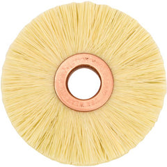 2-1/2″ Small Diameter Tampico Wheel Brush, 1/2″ Arbor Hole - Apex Tool & Supply