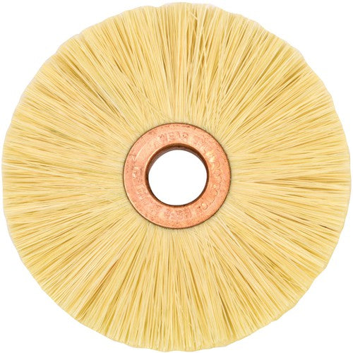 3″ Small Diameter Tampico Wheel Brush, 1/2″ Arbor Hole - Apex Tool & Supply