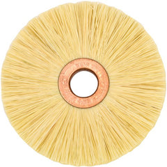 3″ Small Diameter Tampico Wheel Brush, 1/2″ Arbor Hole - Apex Tool & Supply