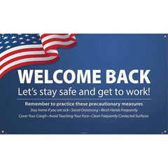 NMC - Banners Message Type: Safety Reinforcement & Motivational Legend: Wecome Back - Let's Stay Safe and Get to Work! - Apex Tool & Supply
