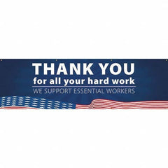 NMC - Banners Message Type: Safety Reinforcement & Motivational Legend: Thank You For All Your Hard Work - We Support Essential Workers - Apex Tool & Supply