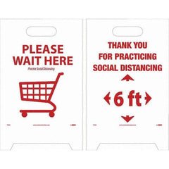 NMC - Cone & A Frame Floor Signs Shape: A-Frame Type: Accident Prevention - Apex Tool & Supply