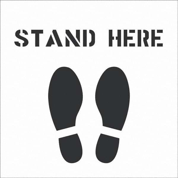NMC - Facility Stencils Type: Message & Graphic Message Type: Instructions - Apex Tool & Supply