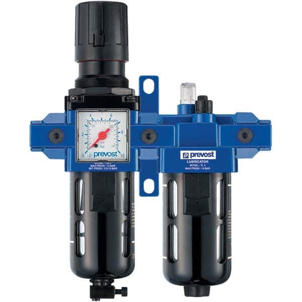 Prevost - Filter, Regulator & Lubricator (FRL) Units Configuration: 2 Pc. Filter/Regulator-Lubricator Body Type: Standard - Apex Tool & Supply