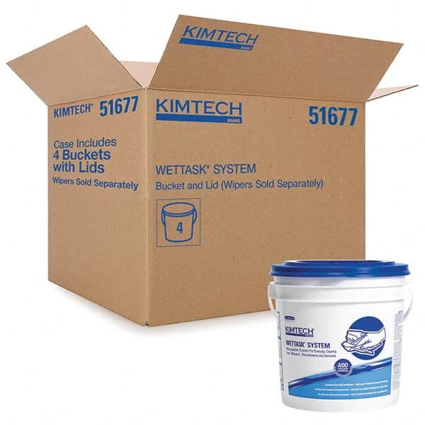 Kimtech - Wipe Dispensers For Use With: Kimtech WetTask 6001, 6211, 6411, & 6471 Dispenser Style: Manual - Apex Tool & Supply