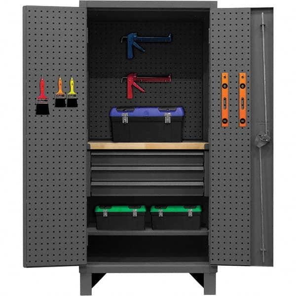 Durham - Storage Cabinets Type: Pegboard Width (Inch): 24-1/8 - Apex Tool & Supply