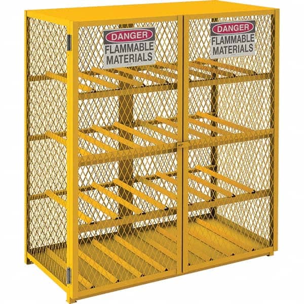 Durham - Storage Cabinets Type: Gas Cylinder Width (Inch): 30.4370 - Apex Tool & Supply
