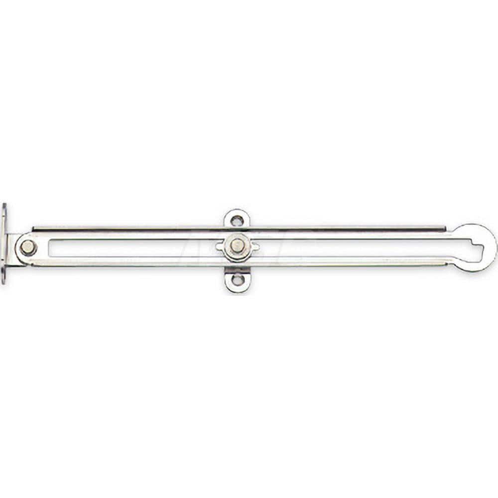 Damping Stays; Type: Lid Stay; Capacity: 66.000; 30; Overall Length (mm): 165.0000; Thickness (mm): 1.5; Width (mm): 52.00; Side: Right Hand; Maximum Opening: 90.000; Finish/Coating: Polished; Mounting Hole Size Diameter: 4.500; Material: 304 Stainless St