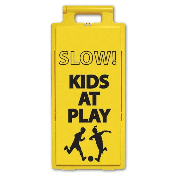 PRO-SAFE - Cone & A Frame Floor Signs Shape: A-Frame Type: Accident Prevention - Apex Tool & Supply