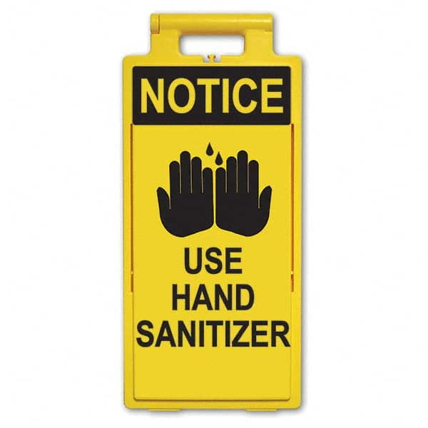 PRO-SAFE - Cone & A Frame Floor Signs Shape: A-Frame Type: Accident Prevention - Apex Tool & Supply