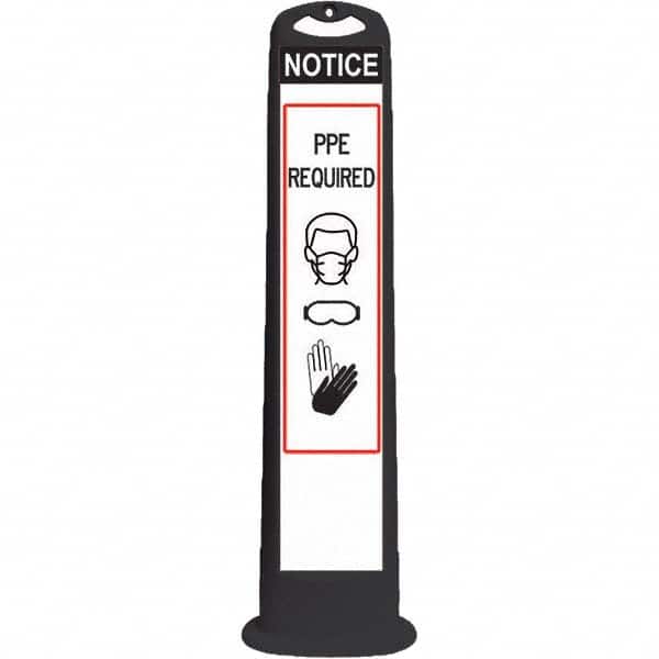 PRO-SAFE - Traffic Barrels, Delineators & Posts Type: Vertical Panel Material: HDPE - Apex Tool & Supply