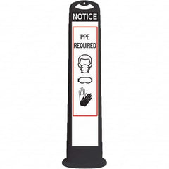 PRO-SAFE - Traffic Barrels, Delineators & Posts Type: Vertical Panel Material: HDPE - Apex Tool & Supply