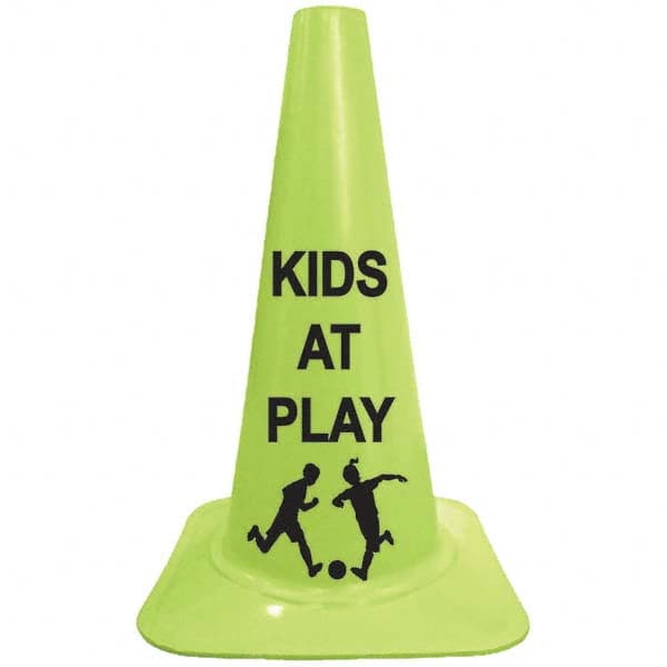 PRO-SAFE - Traffic Cones Type: Sport Cone Color: Lime - Apex Tool & Supply