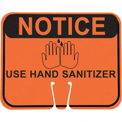 PRO-SAFE - "Notice Use Hand Sanitizer", 12-1/2" Wide x 10-1/2" High, ABS Safety Sign - Apex Tool & Supply