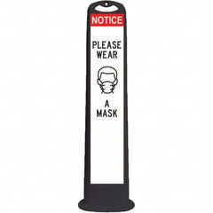 PRO-SAFE - Traffic Barrels, Delineators & Posts Type: Vertical Panel Material: HDPE - Apex Tool & Supply