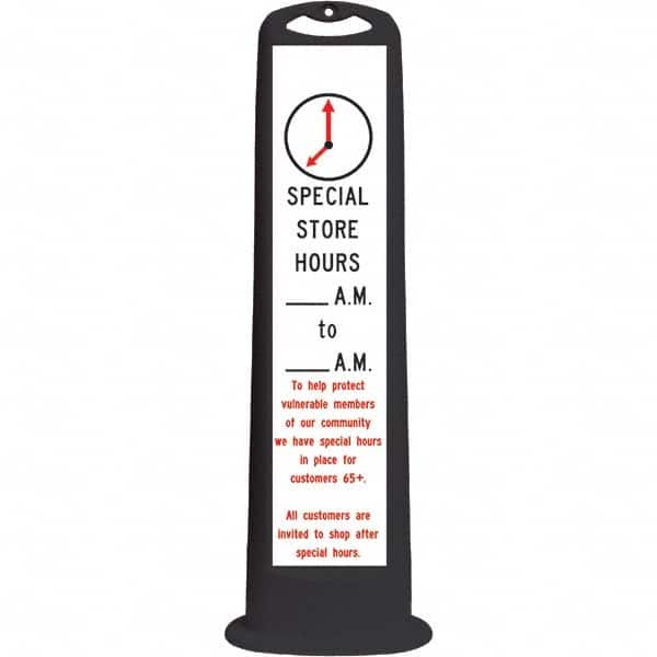 PRO-SAFE - Traffic Barrels, Delineators & Posts Type: Vertical Panel Material: HDPE - Apex Tool & Supply