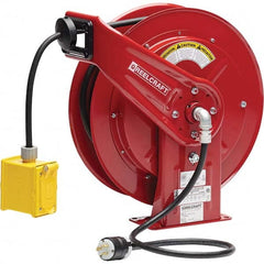 Reelcraft - Cord & Cable Reels End Type: Duplex Outlet Box with GFCI Cable Length (Feet): 75 - Apex Tool & Supply