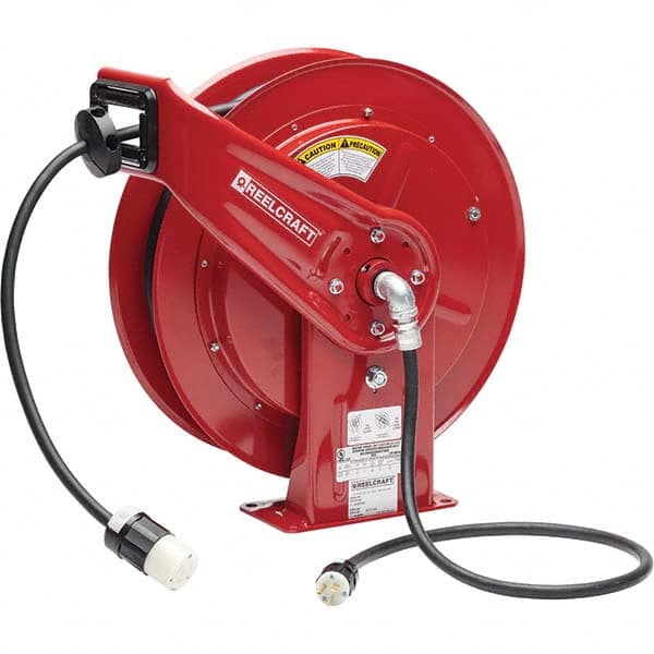 Reelcraft - Cord & Cable Reels End Type: Single Outlet Cable Length (Feet): 75 - Apex Tool & Supply