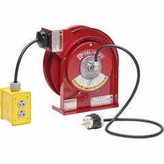 Reelcraft - Cord & Cable Reels End Type: Quad Outlet Cable Length (Feet): 45 - Apex Tool & Supply