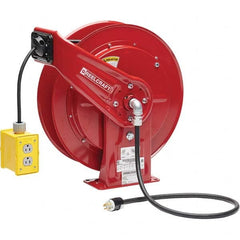 Reelcraft - Cord & Cable Reels End Type: Quad Outlet Cable Length (Feet): 100 - Apex Tool & Supply