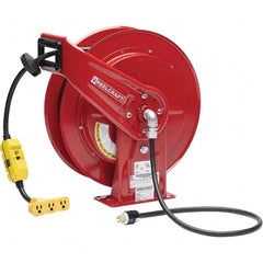 Reelcraft - Cord & Cable Reels End Type: Triple-Tap Outlet Cable Length (Feet): 100 - Apex Tool & Supply