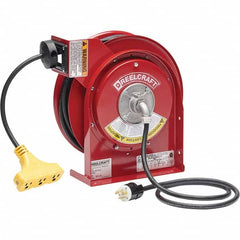Reelcraft - Cord & Cable Reels End Type: Triple-Tap Outlet Cable Length (Feet): 45 - Apex Tool & Supply