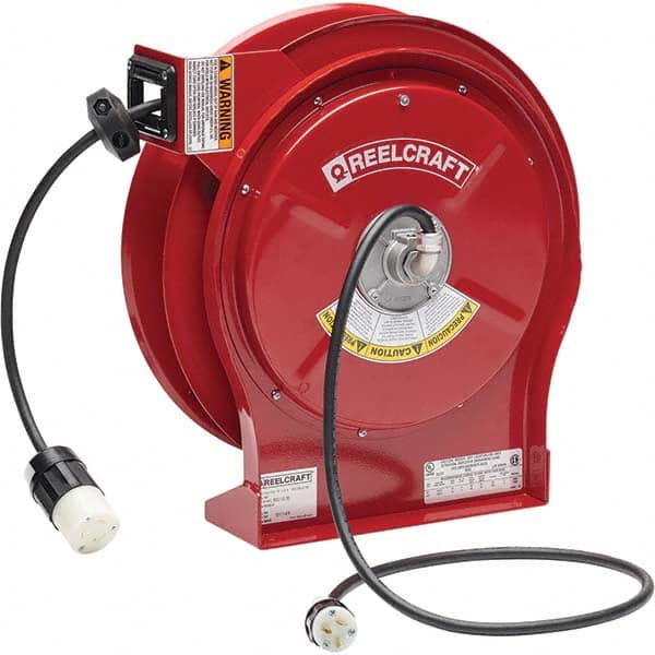 Reelcraft - Cord & Cable Reels End Type: Twist Lock Receptacle Cable Length (Feet): 50 - Apex Tool & Supply