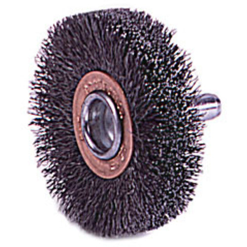 2″ Diameter - Crimped Steel Wire Confle x Brush - Apex Tool & Supply