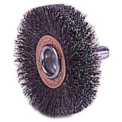 2″ Diameter - Crimped Steel Wire Confle x Brush - Apex Tool & Supply