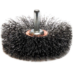 3″ Diameter - Crimped Steel Wire Confle x Brush - Apex Tool & Supply