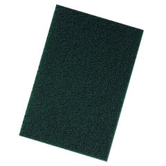 3 in Non-Woven Polyester Fiber Rectangular Burnishing Pad, 175 to 600 rpm, Green, 72 PK