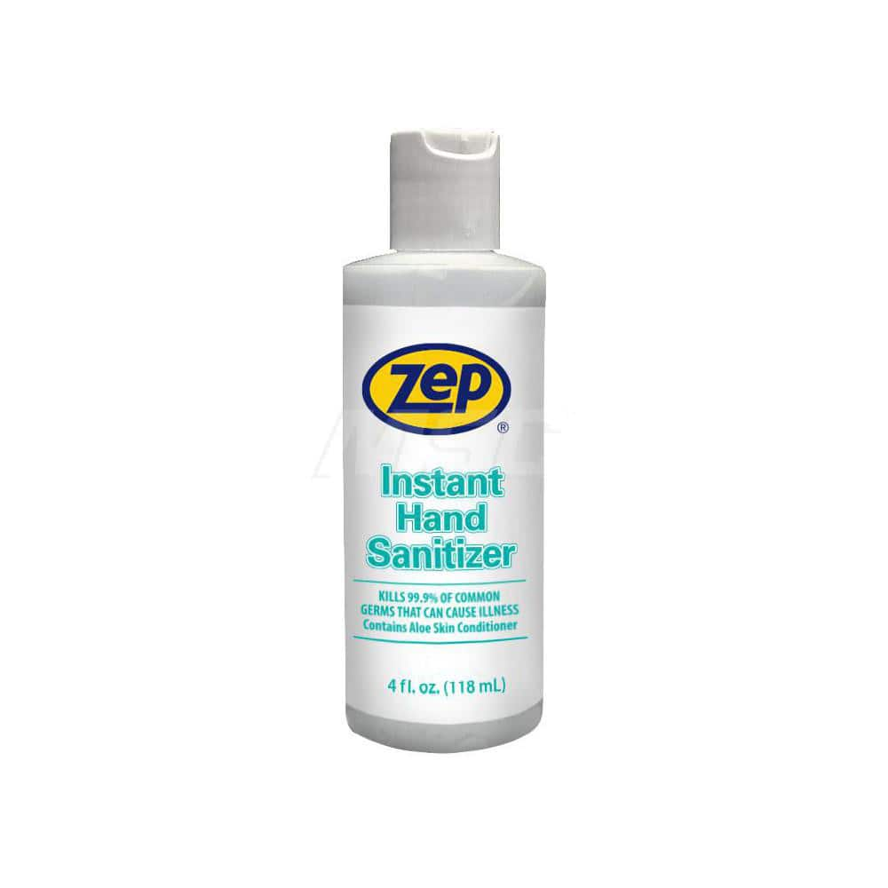 Hand Cleaner: 4 oz Bottle Gel, Clear, Citrus Scent